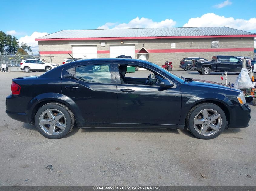 1C3CDZAB1DN564792 2013 Dodge Avenger Se