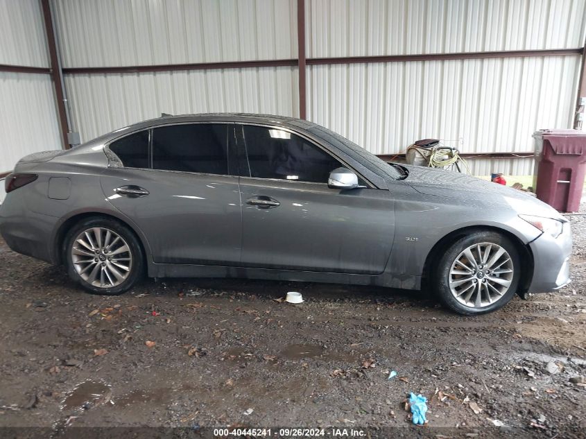 2019 Infiniti Q50 3.0T Luxe VIN: JN1EV7APXKM519048 Lot: 40445241