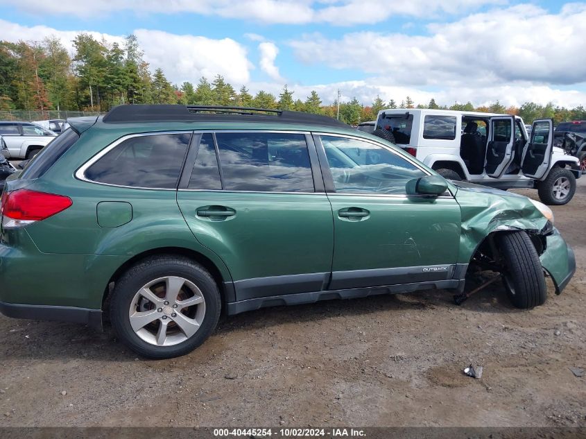 2014 Subaru Outback 2.5I Premium VIN: 4S4BRBCC6E3285580 Lot: 40445254