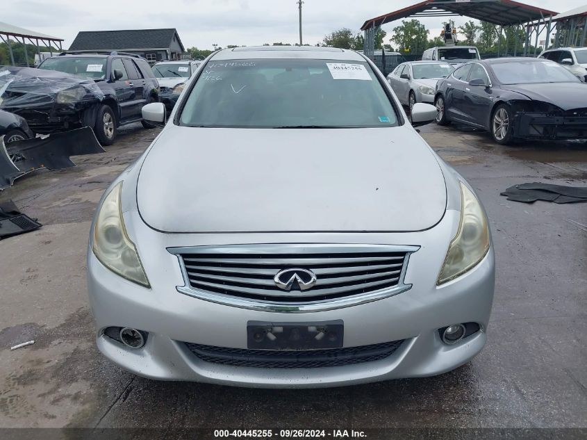 2010 Infiniti G37X VIN: JN1CV6AR3AM254362 Lot: 40445255