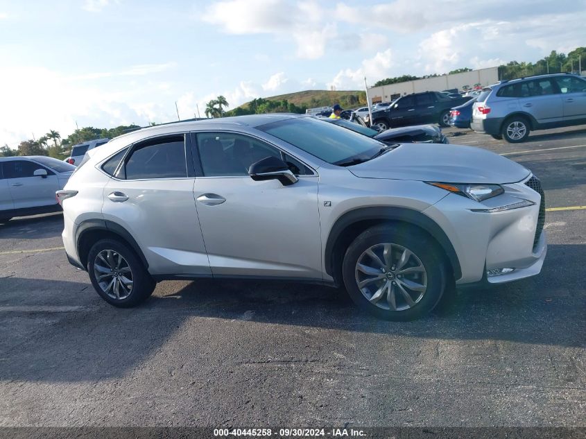 2017 Lexus Nx 200T F Sport VIN: JTJYARBZ2H2079474 Lot: 40445258