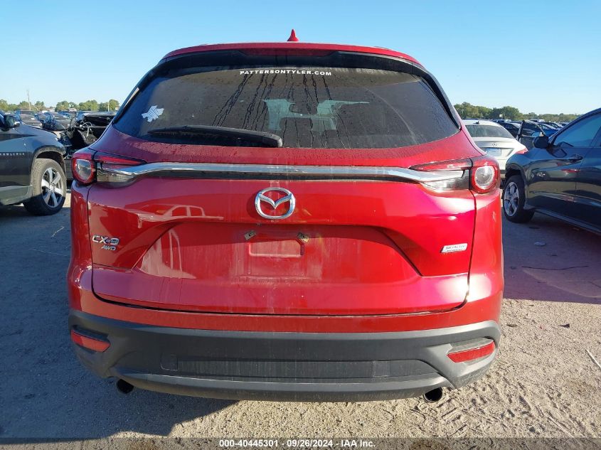 2016 Mazda Cx-9 Touring VIN: JM3TCBCY3G0121009 Lot: 40445301