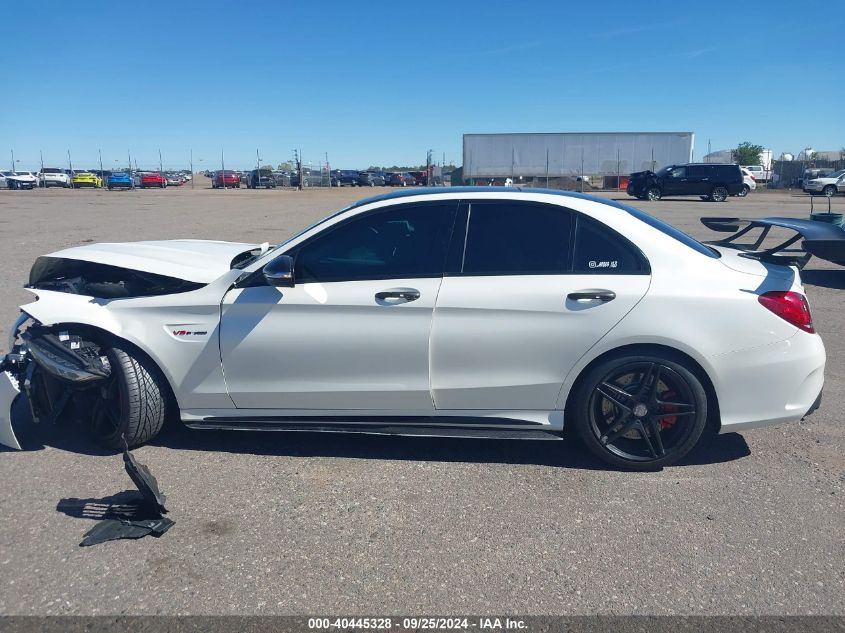 2015 Mercedes-Benz C 63 Amg S VIN: 55SWF8HB2FU074865 Lot: 40445328