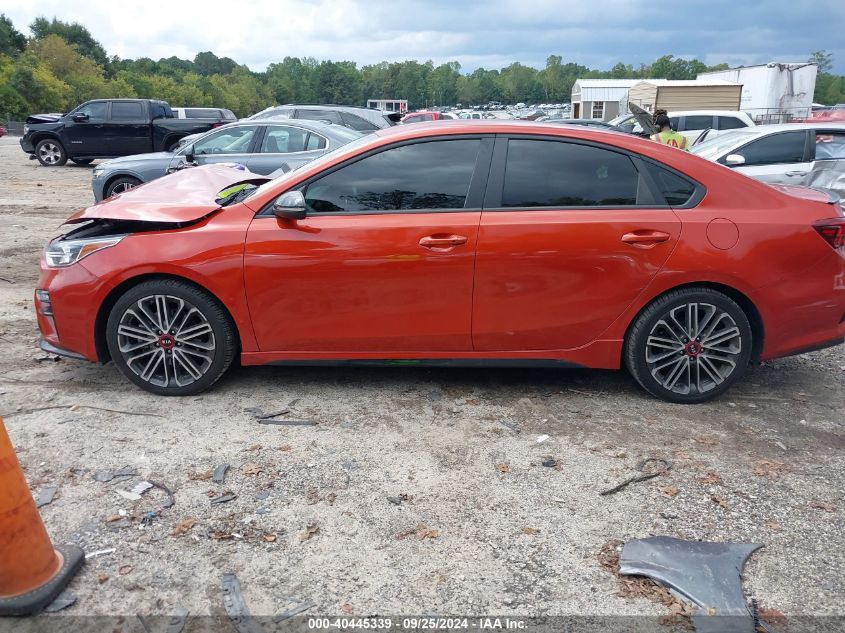 2020 Kia Forte Gt VIN: 3KPF44AC6LE262048 Lot: 40445339