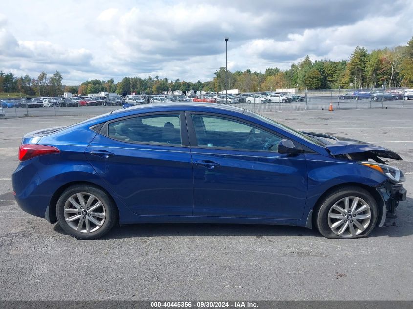 2016 Hyundai Elantra Se VIN: 5NPDH4AE0GH692432 Lot: 40445356