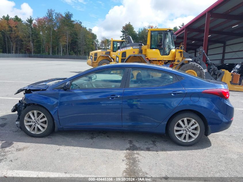 2016 Hyundai Elantra Se VIN: 5NPDH4AE0GH692432 Lot: 40445356