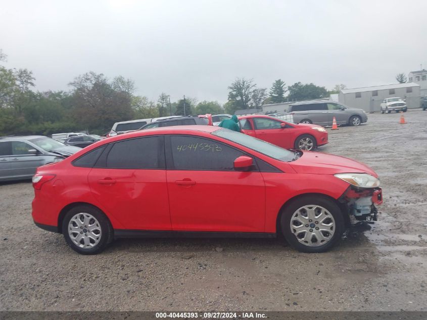 2012 Ford Focus Se VIN: 1FAHP3F23CL261642 Lot: 40445393