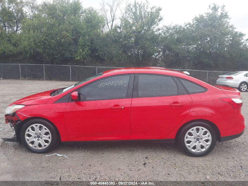 2012 Ford Focus Se VIN: 1FAHP3F23CL261642 Lot: 40445393