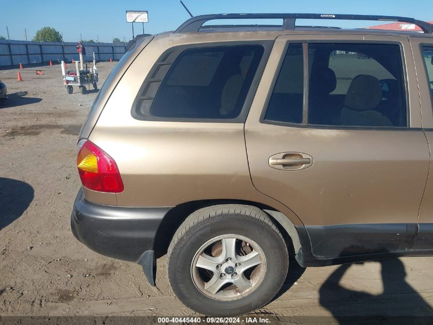 2004 Hyundai Santa Fe VIN: KM8SB12B54U802867 Lot: 40445440