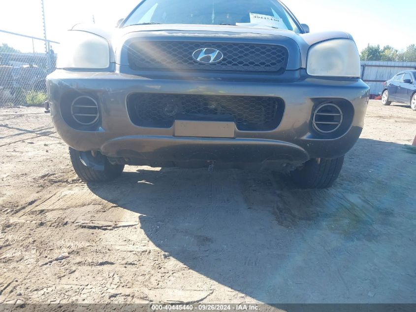 2004 Hyundai Santa Fe VIN: KM8SB12B54U802867 Lot: 40445440