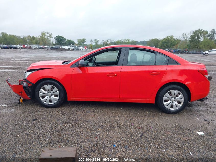 2016 Chevrolet Cruze Limited Ls VIN: 1G1PC5SG2G7142258 Lot: 40445516