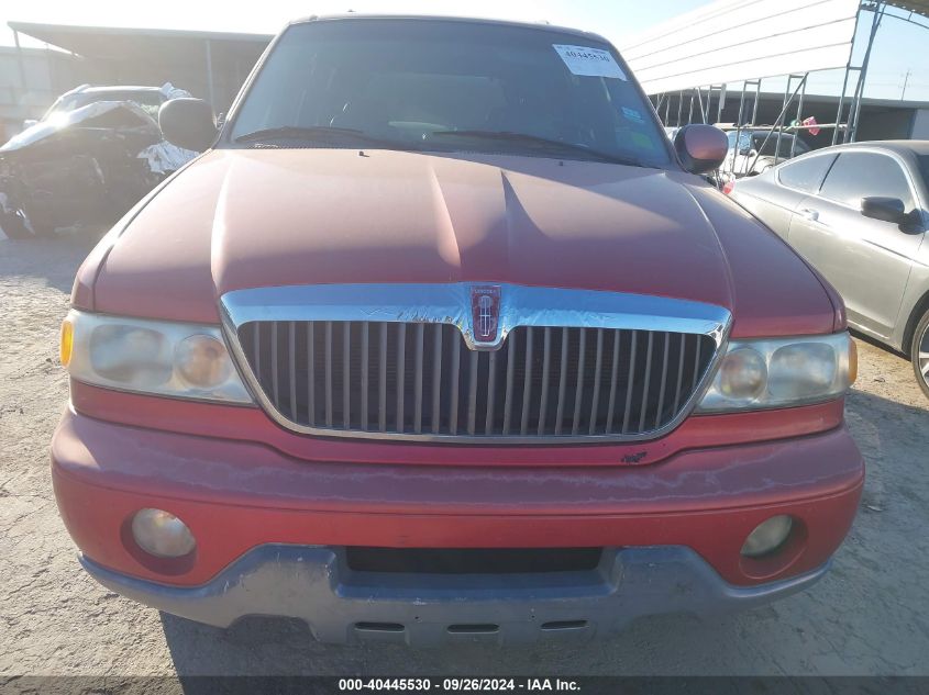 2000 Lincoln Navigator VIN: 5LMRU27A9YLJ14636 Lot: 40445530