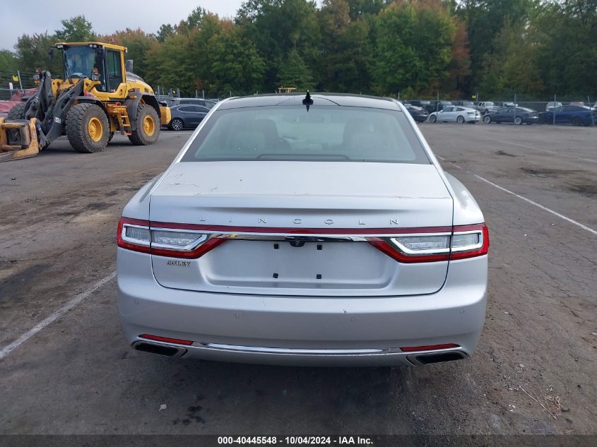 1LN6L9TK2K5606176 2019 Lincoln Continental Select