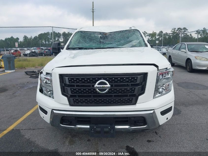 2021 Nissan Titan Sv 4X2 VIN: 1N6AA1EFXMN507529 Lot: 40445568