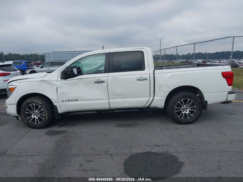 2021 Nissan Titan Sv 4X2 VIN: 1N6AA1EFXMN507529 Lot: 40445568