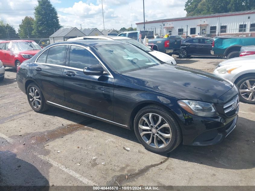 2015 Mercedes-Benz C 300 4Matic/Luxury 4Matic/Sport 4Matic VIN: 55SWF4KB9FU024854 Lot: 40445570