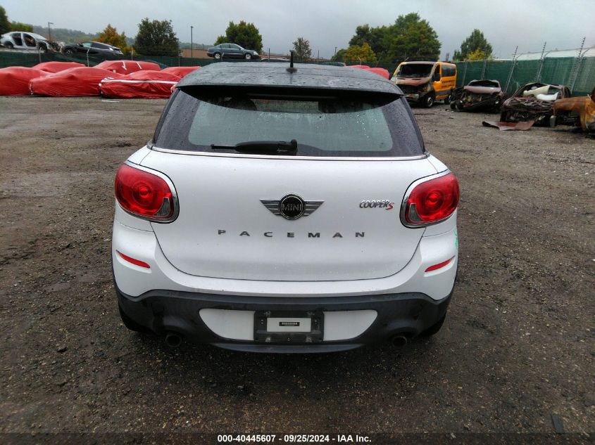 2014 Mini Paceman Cooper S VIN: WMWSS7C52EWN72210 Lot: 40445607