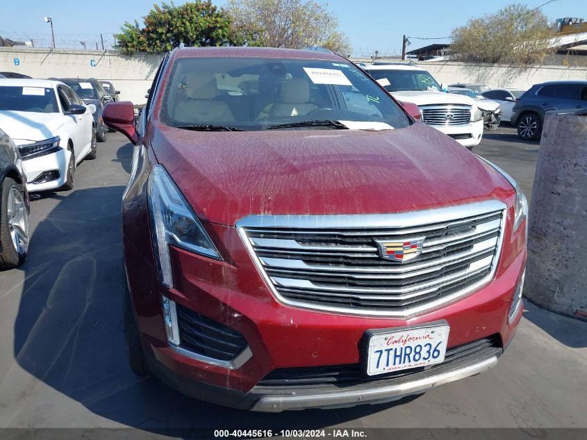 2017 Cadillac Xt5 Premium Luxury VIN: 1GYKNCRS0HZ113853 Lot: 40445616