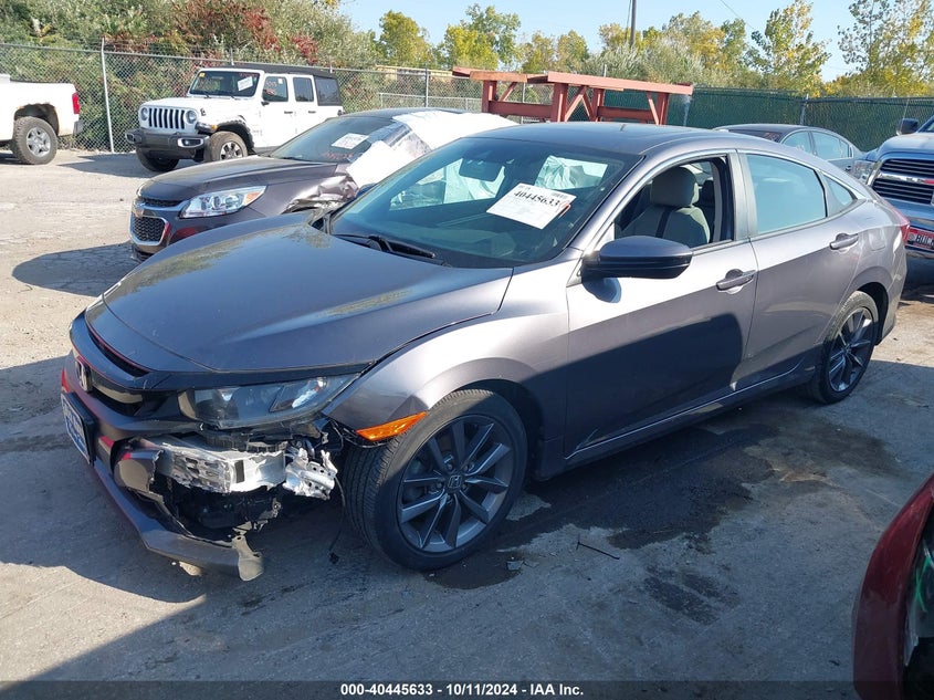VIN 19XFC1F36KE017341 2019 HONDA CIVIC EX