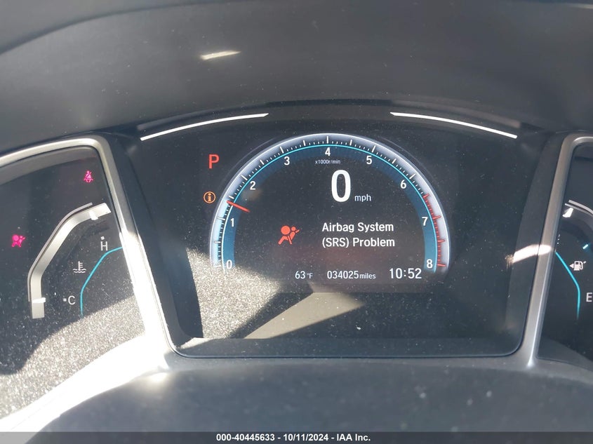 VIN 19XFC1F36KE017341 2019 HONDA CIVIC EX