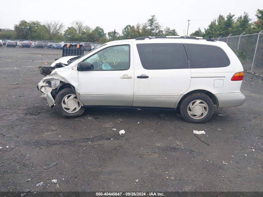 2000 Toyota Sienna Xle VIN: 4T3ZF13C5YU172047 Lot: 40445647