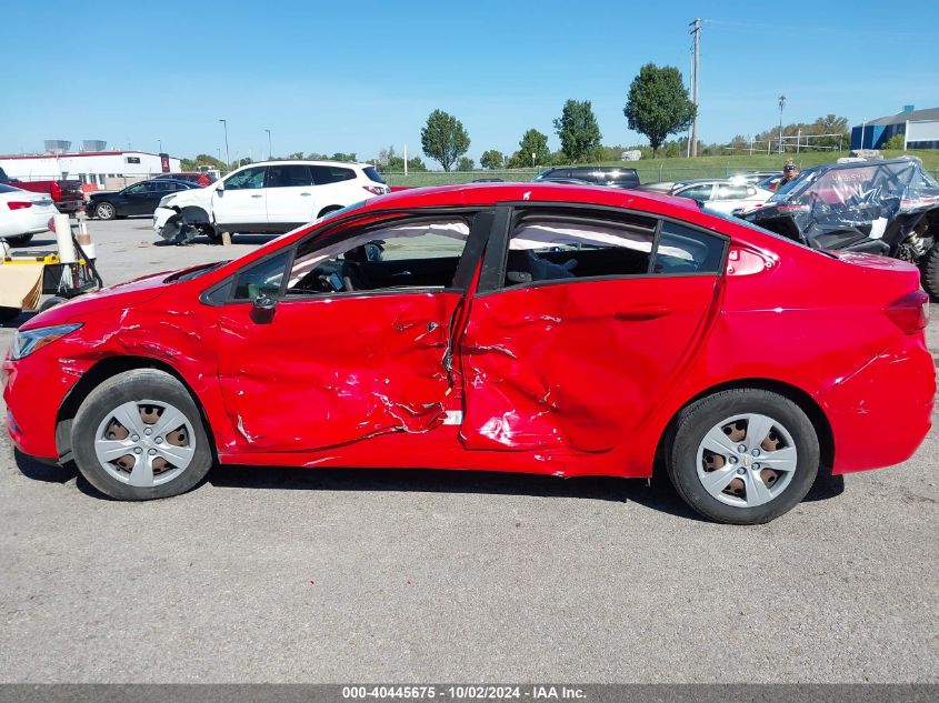 2017 Chevrolet Cruze Ls Auto VIN: 1G1BC5SM7H7179386 Lot: 40445675