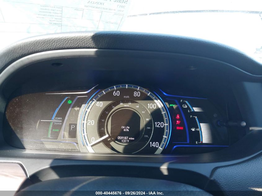 JHMCR6F57HC029769 2017 Honda Accord Hybrid Exl