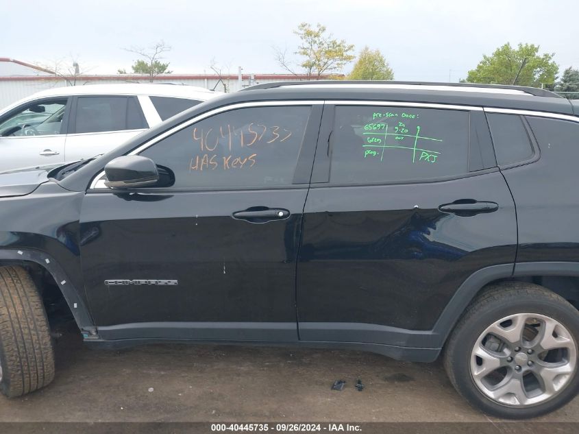 2018 Jeep Compass Limited 4X4 VIN: 3C4NJDCB7JT372625 Lot: 40445735