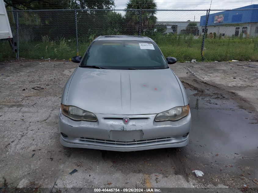 2003 Chevrolet Monte Carlo Ss VIN: 2G1WX15K139234690 Lot: 40445754