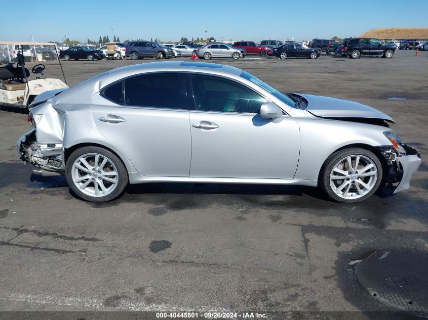 2006 Lexus Is 350 VIN: JTHBE262862000645 Lot: 40445801