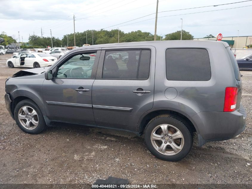 2014 Honda Pilot Ex-L VIN: 5FNYF3H6XEB028134 Lot: 40445821