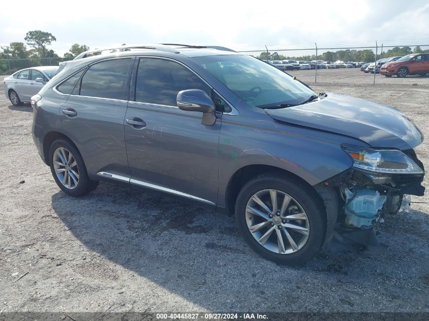 2013 Lexus Rx 450H 450 VIN: JTJBC1BA0D2063926 Lot: 40445827