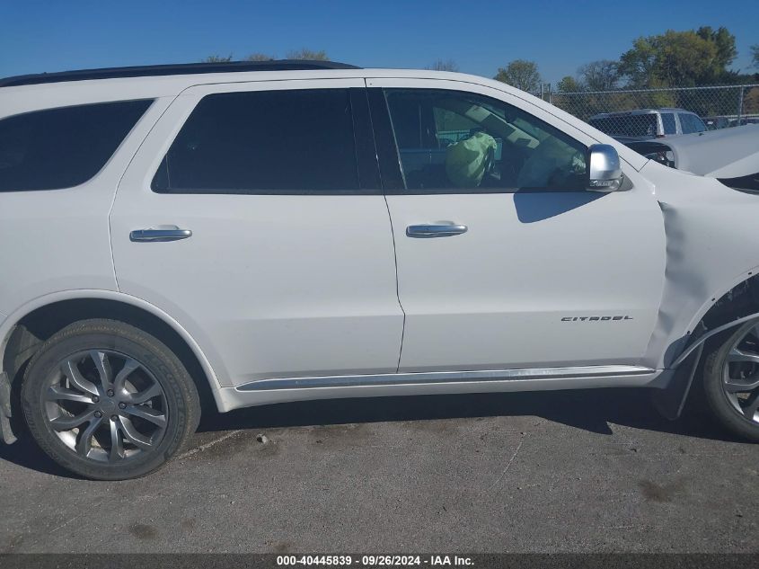 1C4RDJEG6HC677393 2017 Dodge Durango Citadel