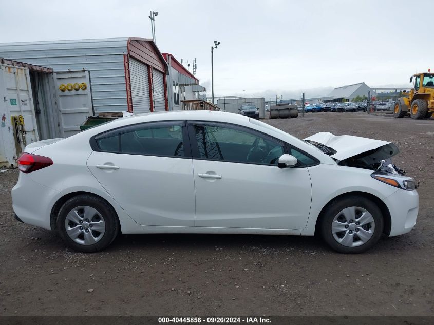 2017 Kia Forte Lx VIN: 3KPFK4A75HE100833 Lot: 40445856