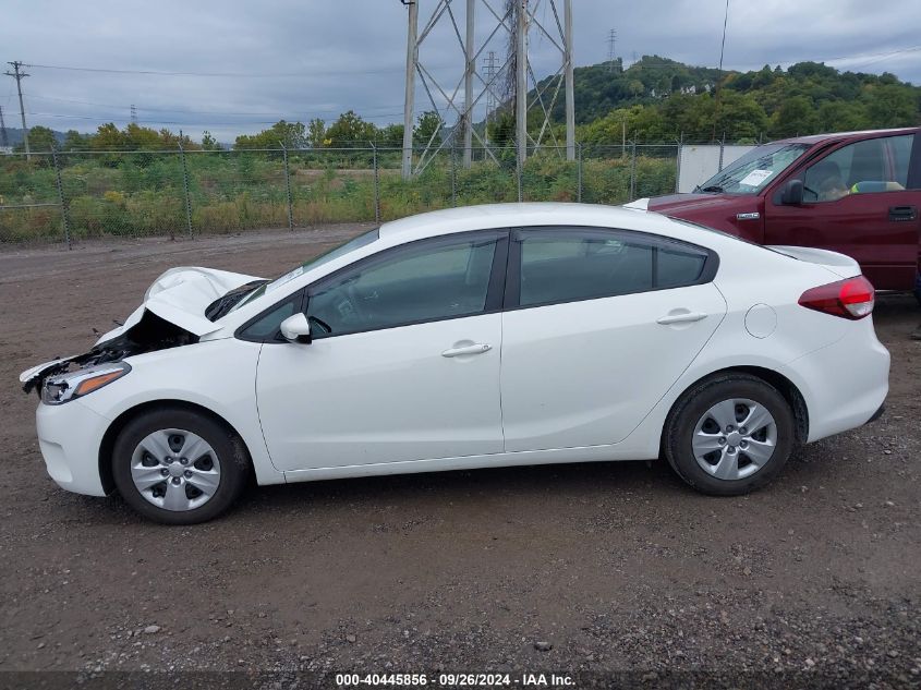 2017 Kia Forte Lx VIN: 3KPFK4A75HE100833 Lot: 40445856