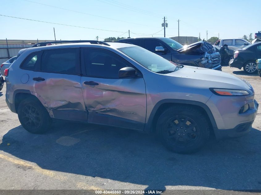 2016 Jeep Cherokee Sport VIN: 1C4PJLAB3GW146400 Lot: 40445860