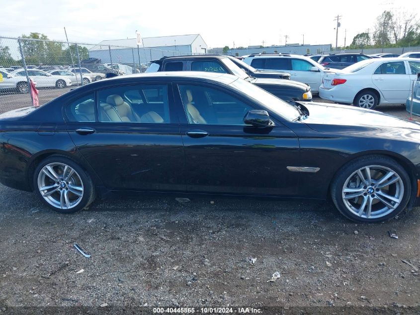 2012 BMW 750Li VIN: WBAKB8C50CDX20577 Lot: 40445865