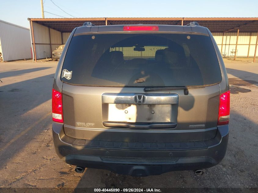 2012 Honda Pilot Touring VIN: 5FNYF3H96CB029899 Lot: 40445890