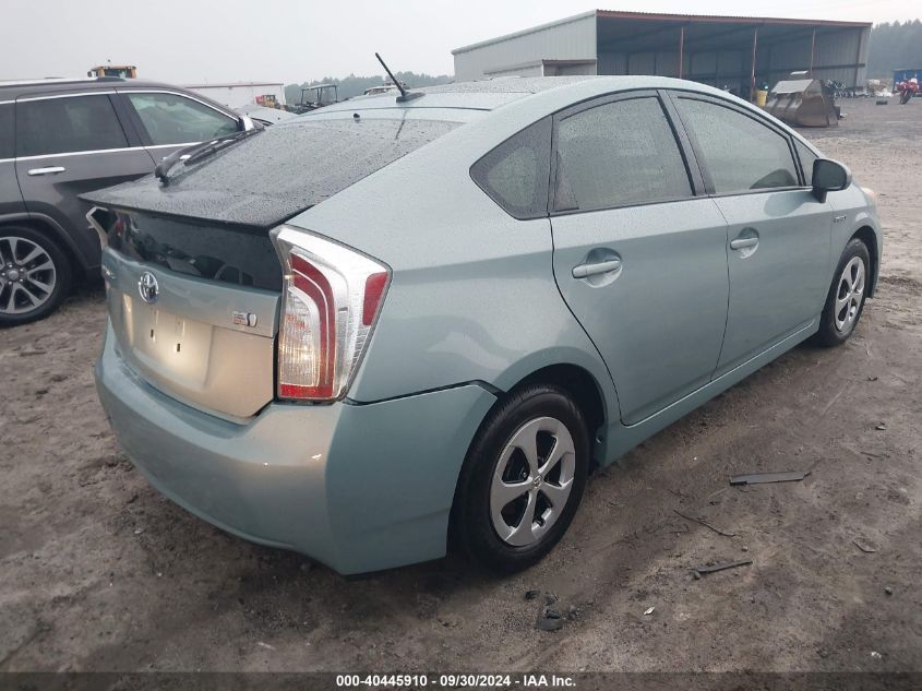 2013 Toyota Prius Three VIN: JTDKN3DU1D5646326 Lot: 40445910