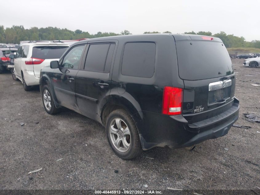 2013 Honda Pilot Ex-L VIN: 5FNYF4H53DB048043 Lot: 40445913