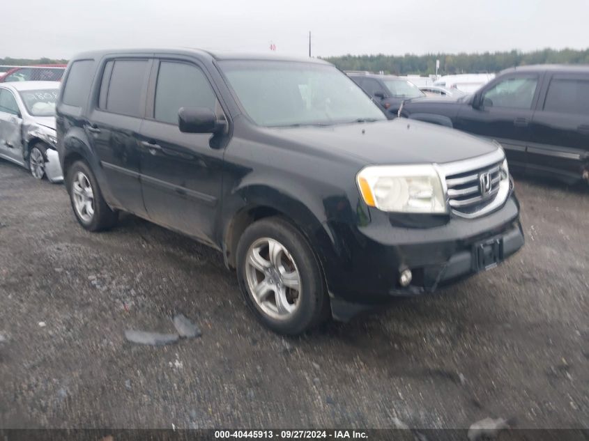 VIN 5FNYF4H53DB048043 2013 Honda Pilot, Ex-L no.1