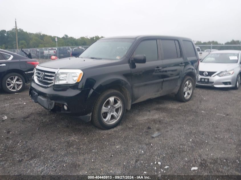 VIN 5FNYF4H53DB048043 2013 Honda Pilot, Ex-L no.2