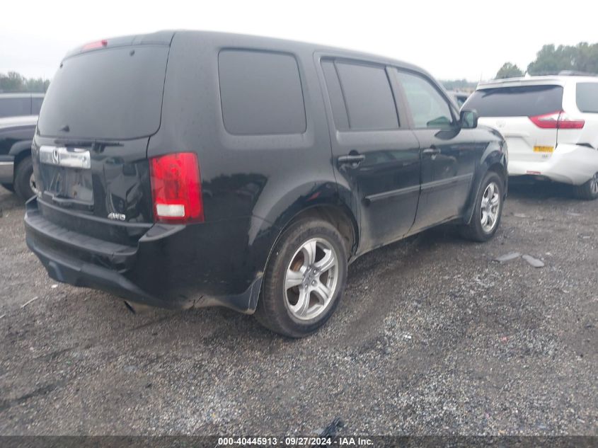 VIN 5FNYF4H53DB048043 2013 Honda Pilot, Ex-L no.4