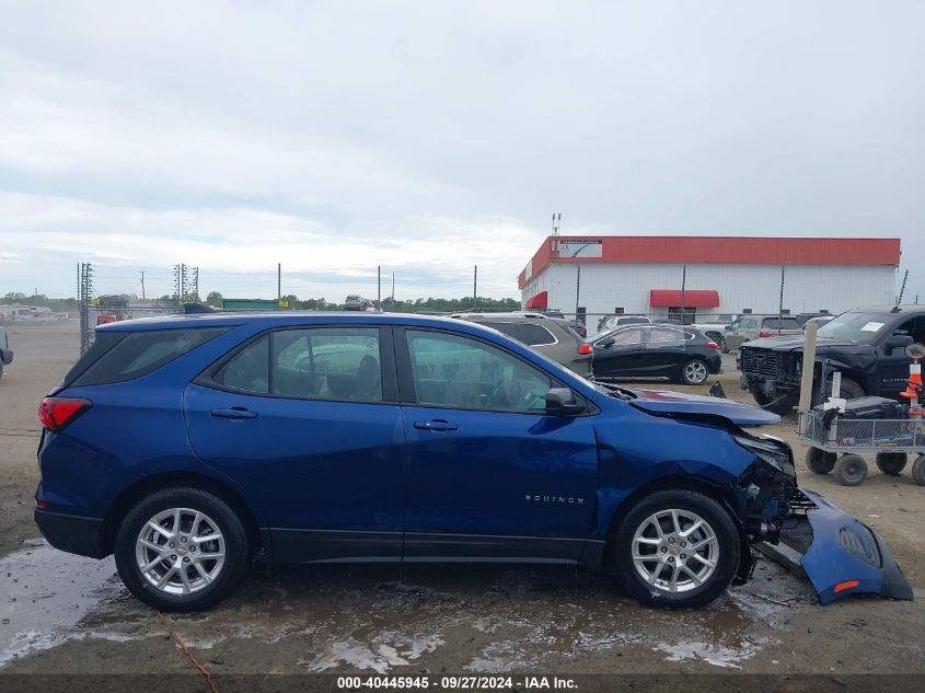 2022 Chevrolet Equinox Fwd Ls VIN: 3GNAXHEV9NS158637 Lot: 40445945