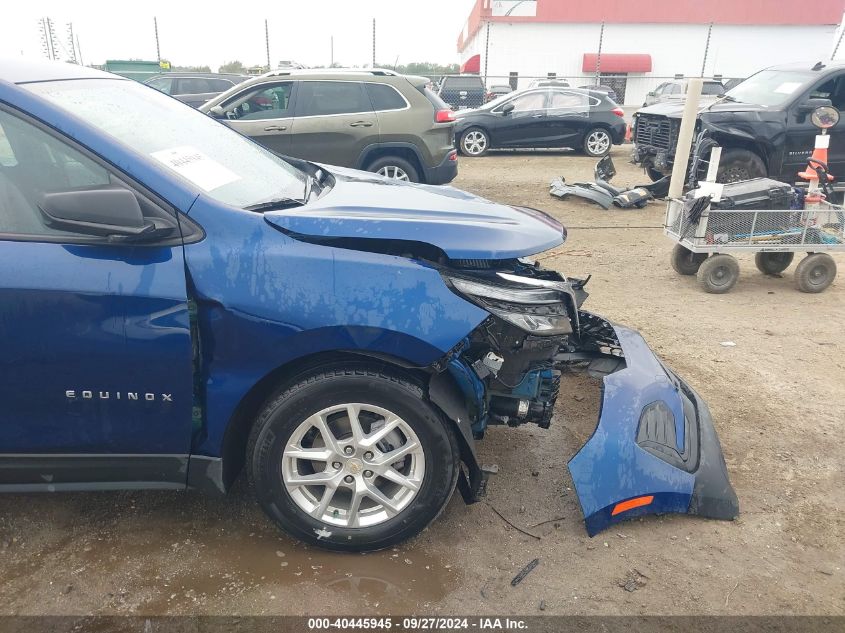 2022 Chevrolet Equinox Fwd Ls VIN: 3GNAXHEV9NS158637 Lot: 40445945