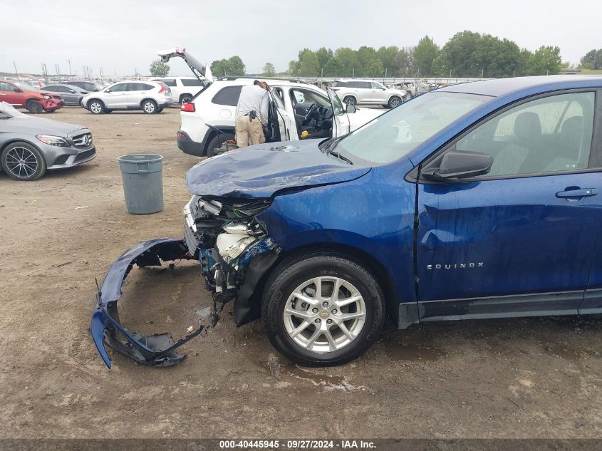 2022 Chevrolet Equinox Fwd Ls VIN: 3GNAXHEV9NS158637 Lot: 40445945