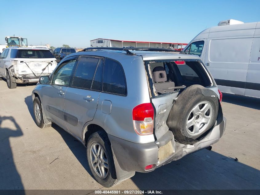 2001 Toyota Rav4 VIN: JTEGH20V210032699 Lot: 40445981