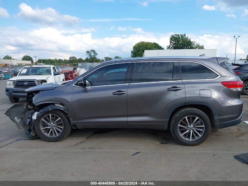 2017 Toyota Highlander Xle VIN: 5TDKZRFH8HS510184 Lot: 40445989