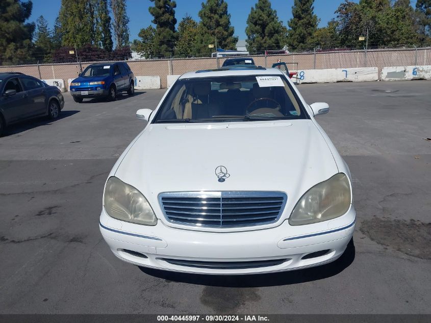 2001 Mercedes-Benz S 500 VIN: WDBNG75J41A177141 Lot: 40445997