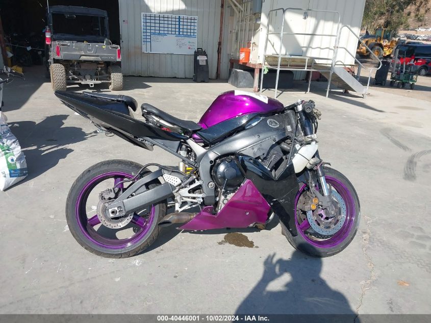 2003 Yamaha Yzfr1 VIN: JYARN10Y23A001522 Lot: 40446001